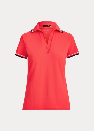 Camisa Ralph Lauren Piqué Short-Sleeve Golf Mulher 31986-ZAYE